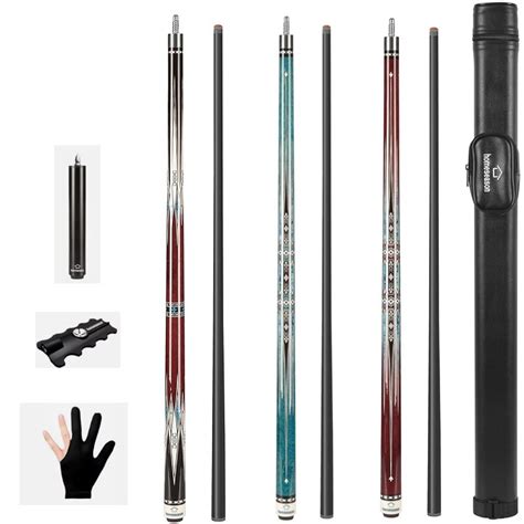 Crical Pool Cue Stick Classic Sport Tungsten 58 In. 2-Piece Premium ...