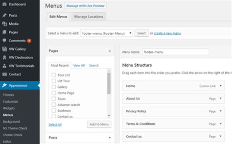 Menus In WordPress Completely Explained In Easy Way