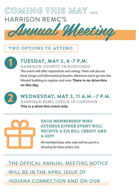 Join us at the Harrison REMC Annual Meeting - Indiana Connection
