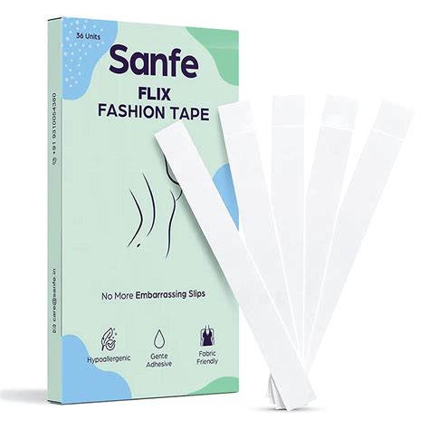 Sanfe Flix Fashion & Fabric Tape, 36 Piece Double Sided Body Tape ...