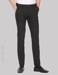 ARROW Regular Fit Men Black Trousers - Buy ARROW Regular Fit Men Black ...