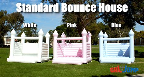 Modern White Bounce House - Cal Jump