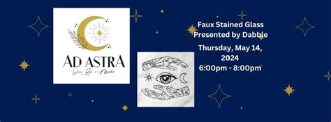 Faux Stained Glass at Ad Astra Wine Bar, Ad Astra Wine & Tapas Bar ...