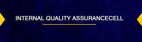 internal quality assurance cell