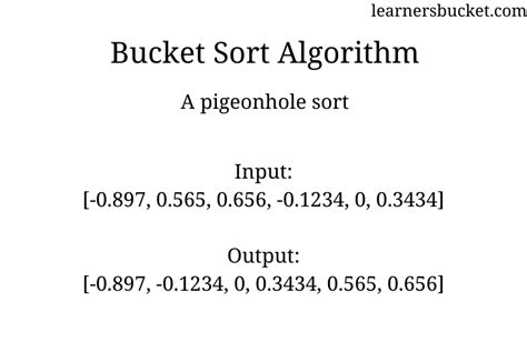 Image result for Bucket Sort Algorithm Java
