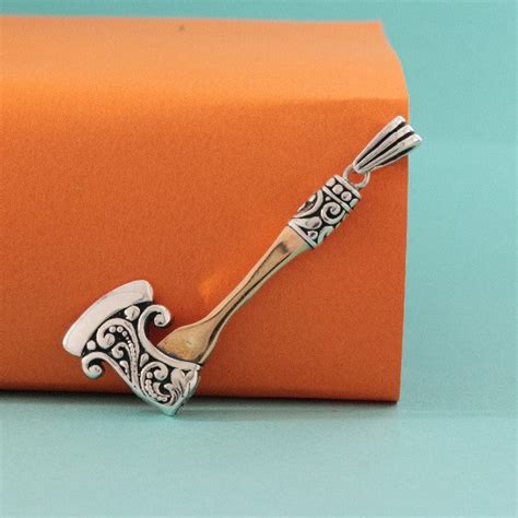 Elegant 925 Silver Axe Pendant for Men MP-93 – P S Jewellery