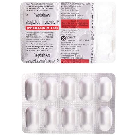 Pregalin M 150 - Strip of 10 Capsules : Amazon.in: Health & Personal Care