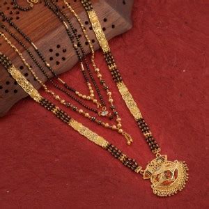 pearl jewellery Brass Mangalsutra Price in India - Buy pearl jewellery ...