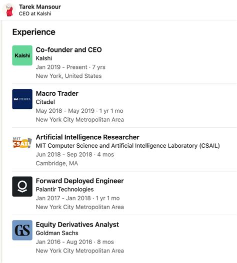 Tarek Mansour: CEO of Kalshi and innovator in event trading
