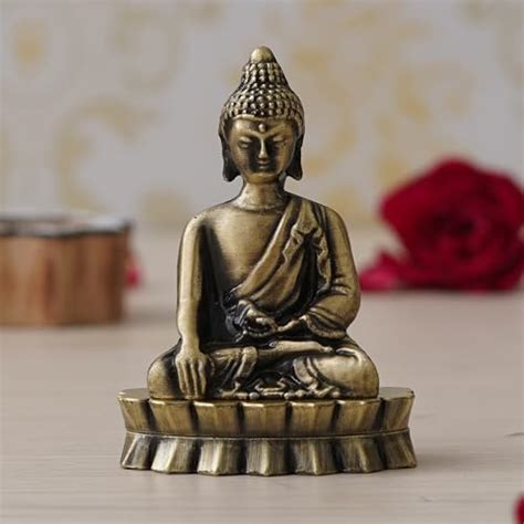 Buy Collectible India Buddha Monk Set Statue Home decor Items Figurines ...