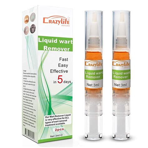 Buy 2 x Wart Remover Pen 3ml Mole Remover Wart and Skin Tag Remover ...