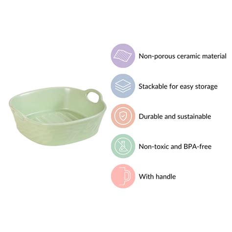 Sage Green Large Ceramic Serving Bowl 800 ml Online - Premium Serving ...