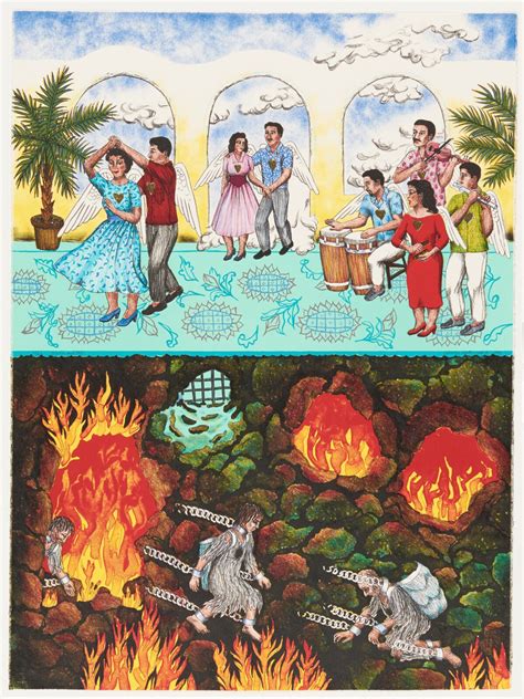 Carmen Lomas Garza | Heaven and Hell (1990) | Available for Sale | Artsy