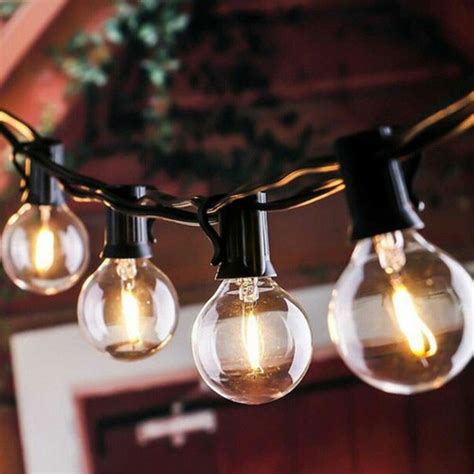 Outdoor String Lights - 50ft Mains Powered Globe India | Ubuy