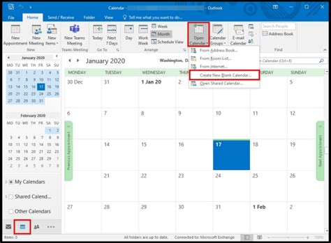 How To Create a New Calendar on Outlook