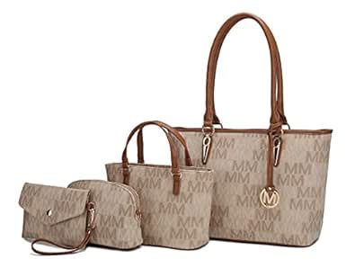 Buy MKF Collection Tote Bag for Women, Shoulder Handbag & Wristlet ...