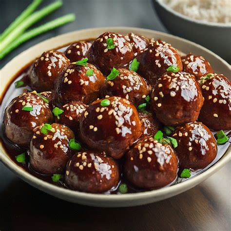Teriyaki Meatballs Recipe: Best-Selling Taste! - The Fresh Man cook