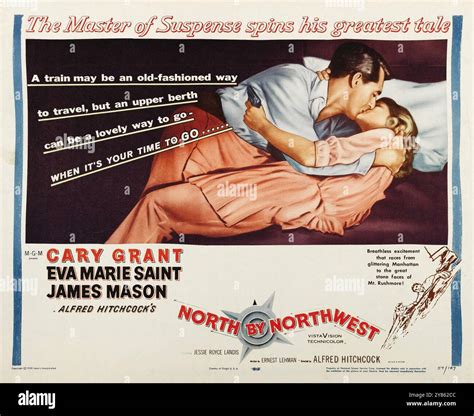 Cary Grant and Eva Marie Saint, North by Northwest (Alfred Hitchcock ...