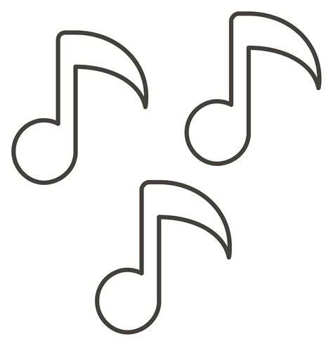 Music Notes Coloring Pages 的图像结果