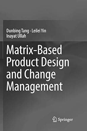 Buy Matrix-based Product Design and Change Management Book Online at ...