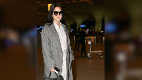 Katrina Kaif’s grey trench coat look is the ultimate fashion call for ...