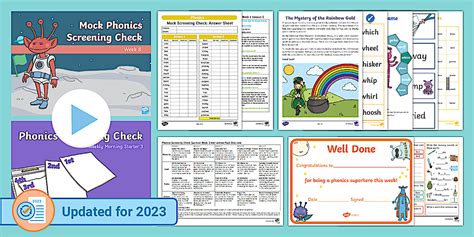 Year 1 Phonics Screening Survival Intervention Taster Pack