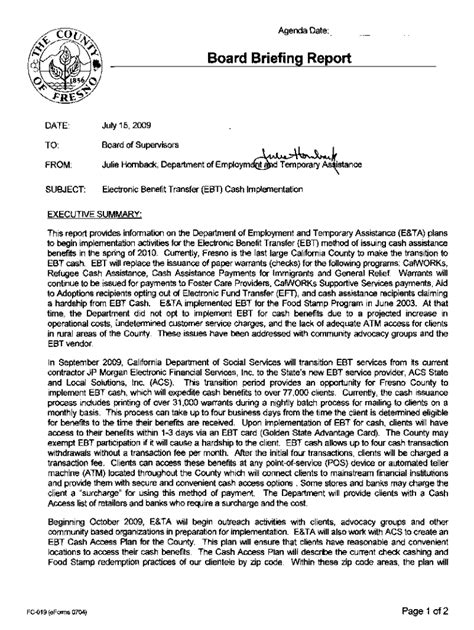 Fillable Online Lone Star Electronic Benefit Transfer (EBT) Cards Fax ...