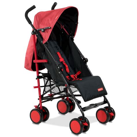 Buy Fisher Price Lil' Traveler Stroller Cum Pram- Red Online at Low ...