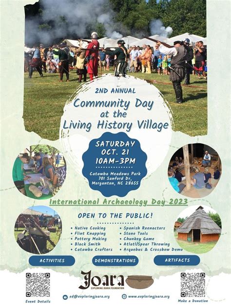 Community Day at the Living History Village, Catawba Meadows Park ...