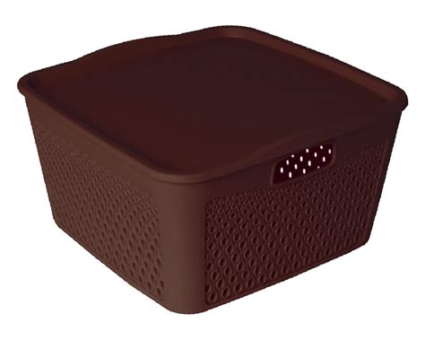 Fun Homes Netted Design Unbreakable Multipurpose Square Shape Plastic ...