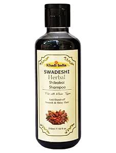 Buy Swadeshi Herbals Ayurvedic Shikakai Shampoo For Shiny Hair, 210ml ...