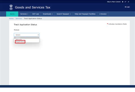 GST - GST Login, Registration, Track Status | gst.gov.in