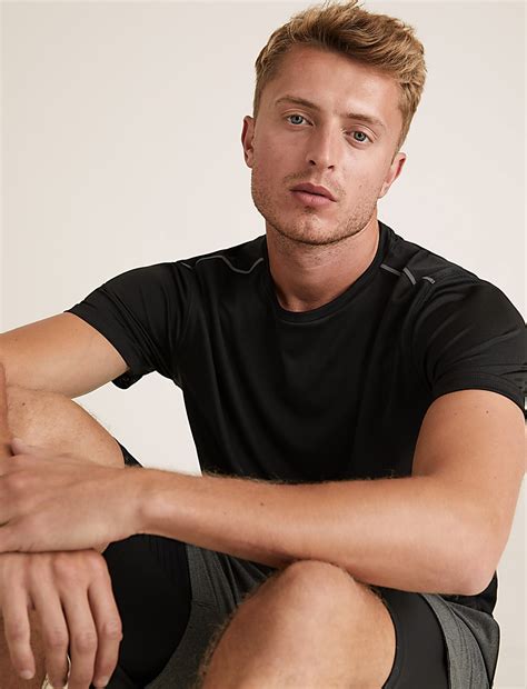 Buy Slim Fit Active T-Shirt at Marks & Spencer