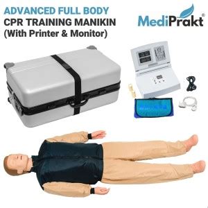 MediPrakt | Full Body | Advanced CPR Training Manikin | with MONITOR ...
