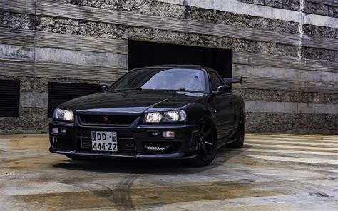 Download wallpaper Nissan, Skyline, R34, GT-T, section nissan in ...
