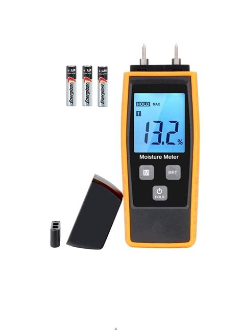 amiciSense Wood Moisture Meter Digital Humidity Tester for Wood, Cement ...