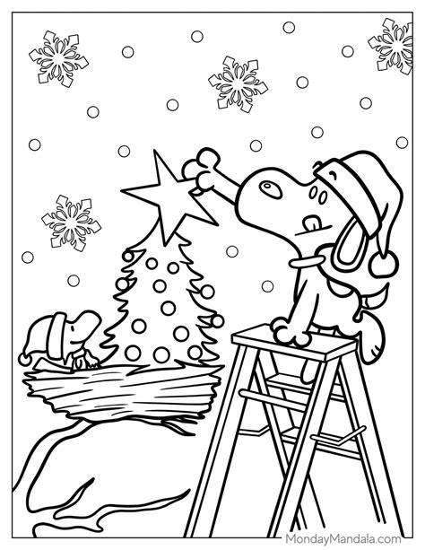 32 Peanuts & Snoopy Coloring Pages (Free PDF Printables) | Snoopy ...