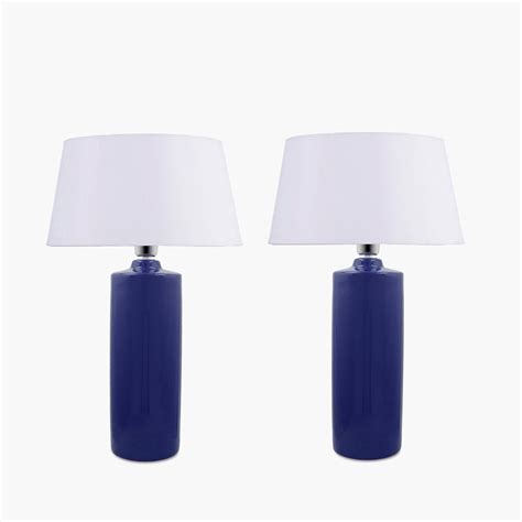 Buy HOMESAKE Ceramic Set of 2 Table Lamps from Homesake at just INR 6998.0