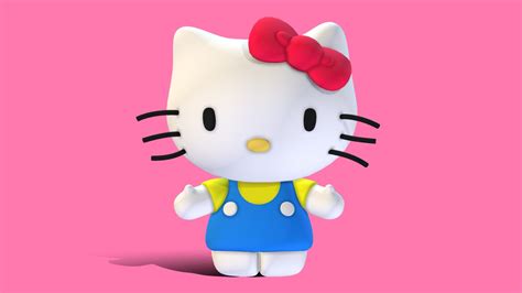 Sanrio Hello Kitty 3D Model - 3D model by Jacob Berger (@JacobBerger ...