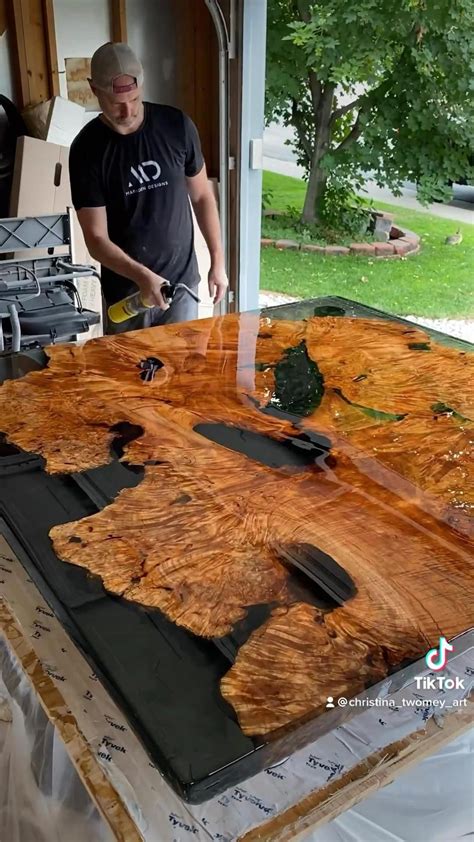 Image result for Epoxy Table Tutorial