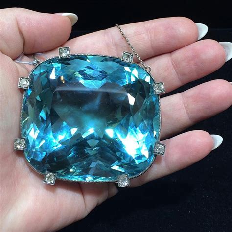 @bukowskisjewelry. A beautiful aquamarine of more than 600cts!!! # ...