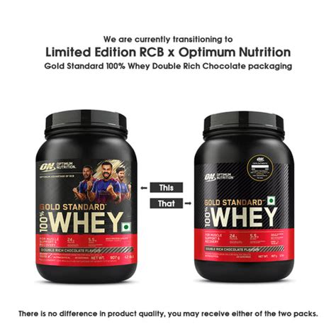 Shop Gold Standard Whey Protein - Double Rich Chocolate - Optimum Nutrition
