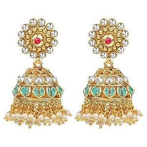 Shining Jewel - By Shivansh Handcrafted 18K Antique Gold Plated Pure ...
