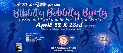 Bippity Boppity Burly by Fandom Nerdlesque & My Geek Glory (Saturday ...