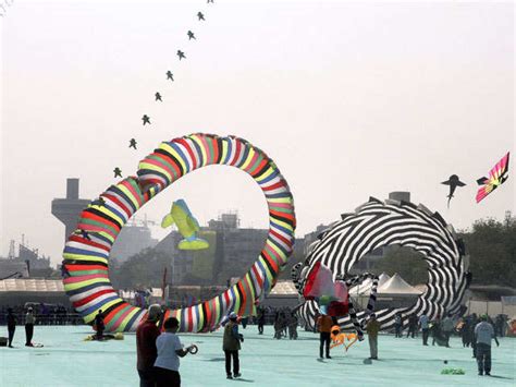 Glimpses of International Kite Festival in Ahmedabad - Kite masters ...