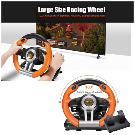 PXN V3II PC Racing Wheel with Pedals for India | Ubuy