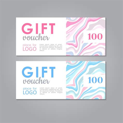 Gift voucher. vector business discount template. | Premium Vector