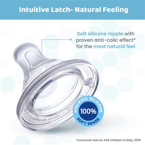 Buy online Well-Being Glass Feeding Bottle | Blue Baby Feeding Bottle ...