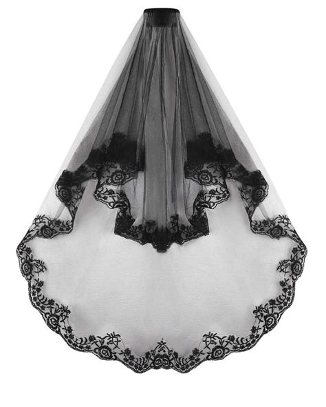 halloween wedding veil
