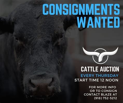 All Class Cattle Auction Every Thursday , 13449 Birch Road, Okmulgee ...